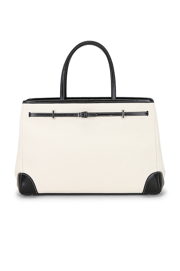 view 2 of 5 Canvas Book 33 Tote in Black