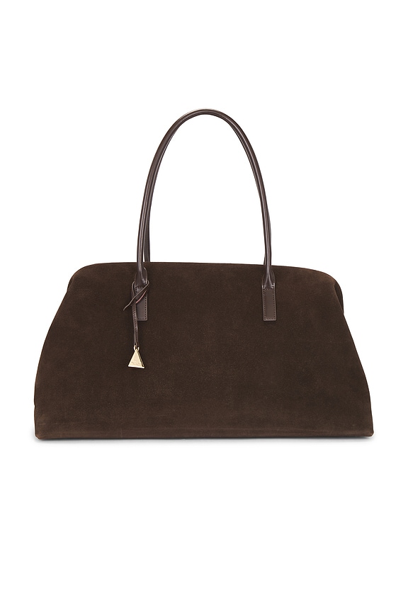 view 1 of 4 Espresso Suede Club Bag in Brown