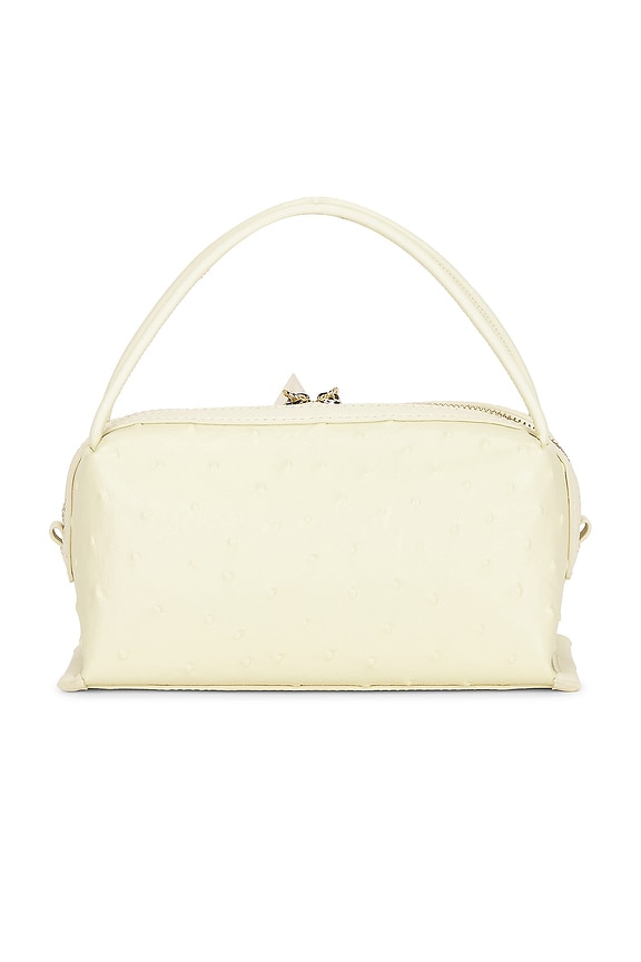 view 2 of 5 BOLSO OSTRICH  in Butter Yellow