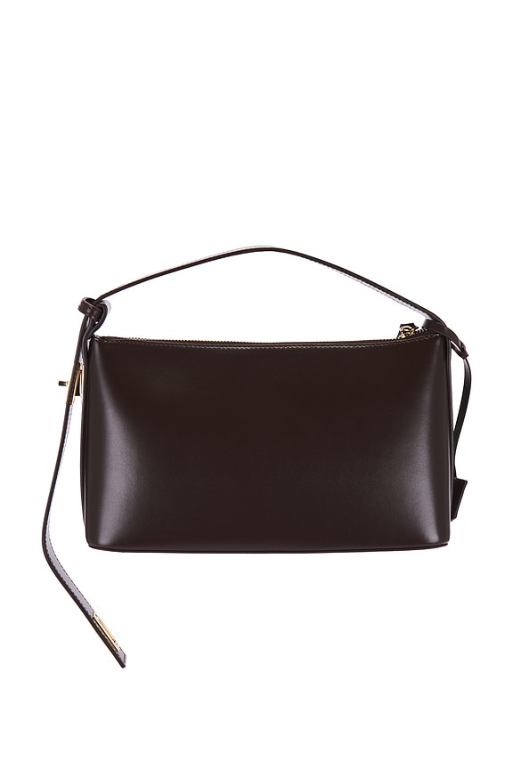 view 2 of 6 Hobo Bag in Dark Brown & Gold