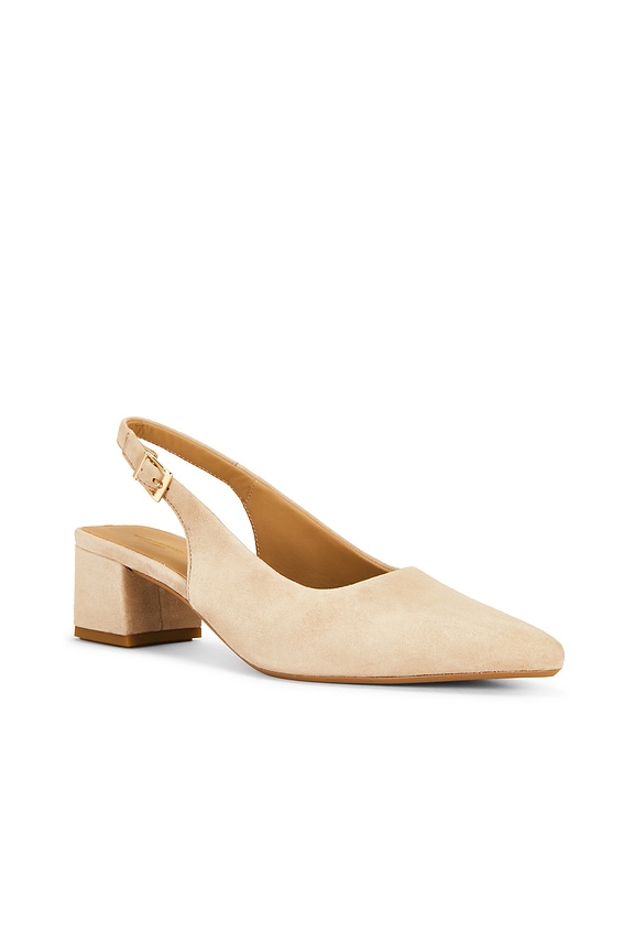 view 2 of 5 TACÓN MARTA SUEDE SLINGBACK in Safari