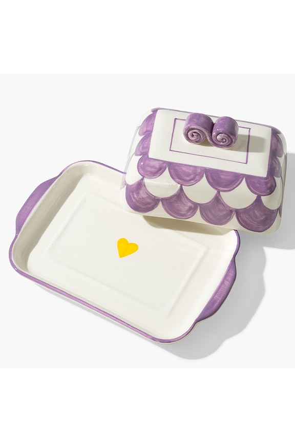 view 2 of 4 Buttercup Butterdish in Lilac