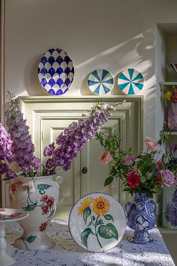 view 2 of 2 Dinner Date Large Sharing Plater in Cobalt