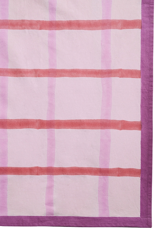 view 2 of 4 MANTELES TABLE CHERIE COTTON TABLECLOTH in Lilac