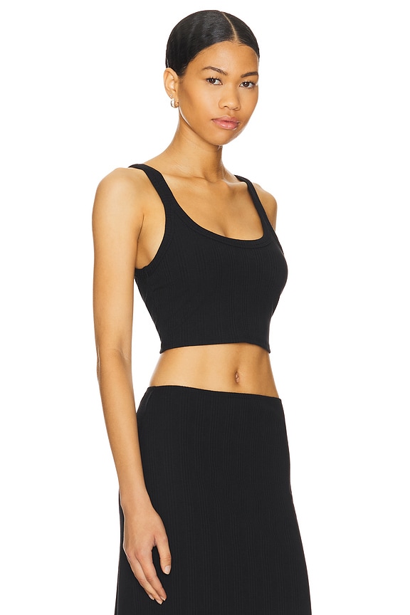 view 2 of 4 Thalia Bralette Top in Black