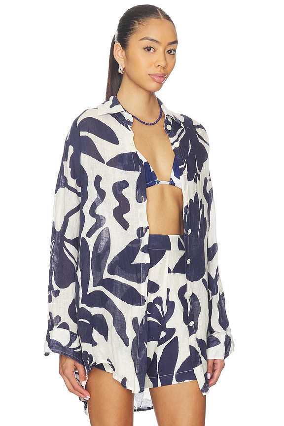 view 2 of 4 CAMISA PLAYA in Night Flower