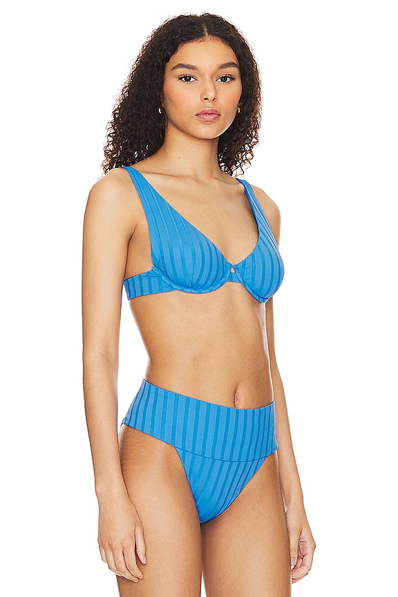 view 2 of 4 HAUT DE MAILLOT DE BAIN ROSSIE in Dream Blue SuperRib