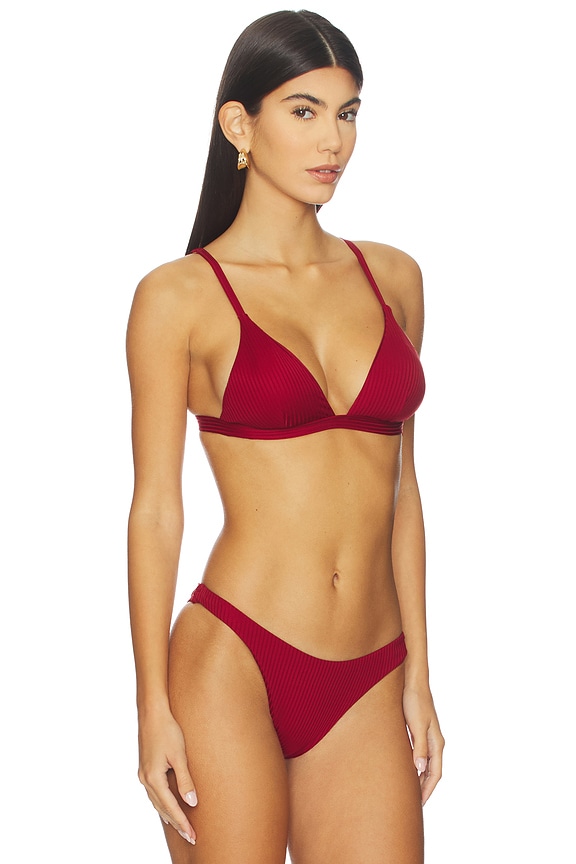 view 2 of 5 TOP BIKINI MOSS in Deep Madder