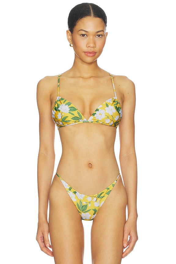 view 1 of 4 BAÑO BIKINI TOP in Positano Magnolias