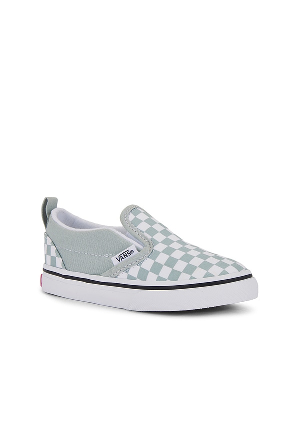 view 2 of 6 ZAPATILLAS SIN CORDONES PARA NIÑOS PEQUEÑOS V in Checkerboard Pure Grey