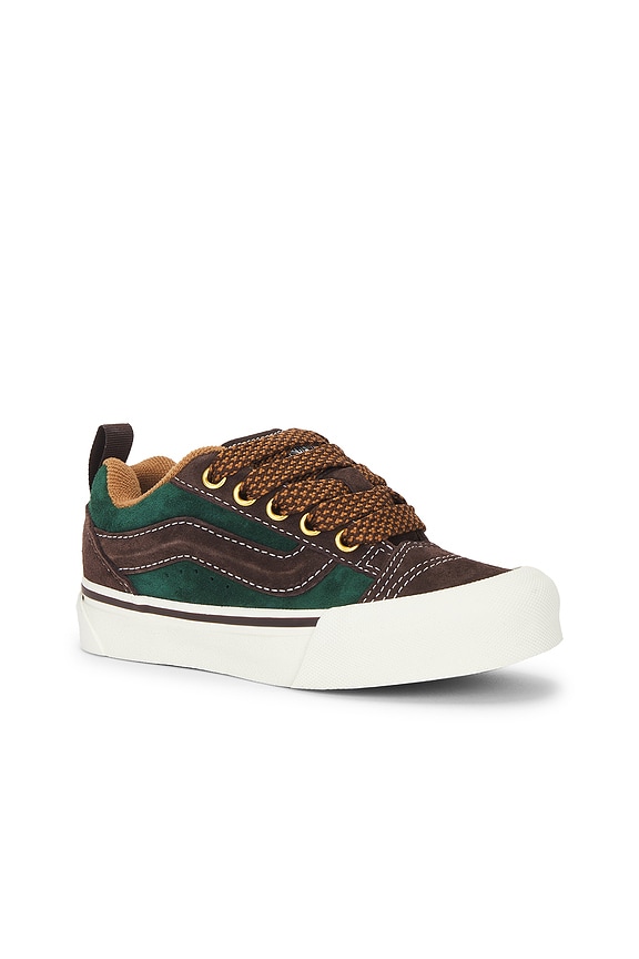 view 2 of 6 Kids Knu Skool in Suede Brown & Green