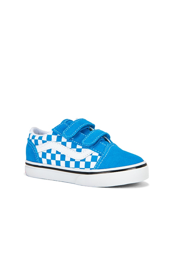 view 2 of 6 SNEAKERS OLD SKOOL V in Color Theory Checkerboard Bright Azure