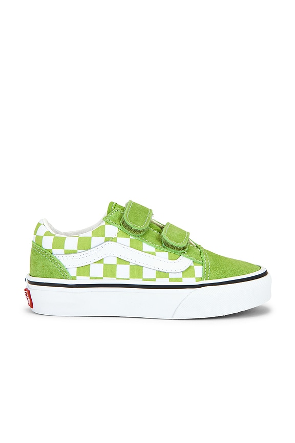 view 1 of 6 ZAPATILLA DEPORTIVA OLD SKOOL V in Color Theory Checkerboard Lime Burst