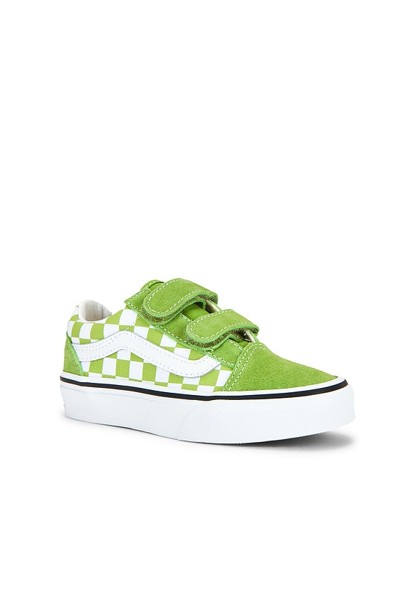 view 2 of 6 ZAPATILLA DEPORTIVA OLD SKOOL V in Color Theory Checkerboard Lime Burst