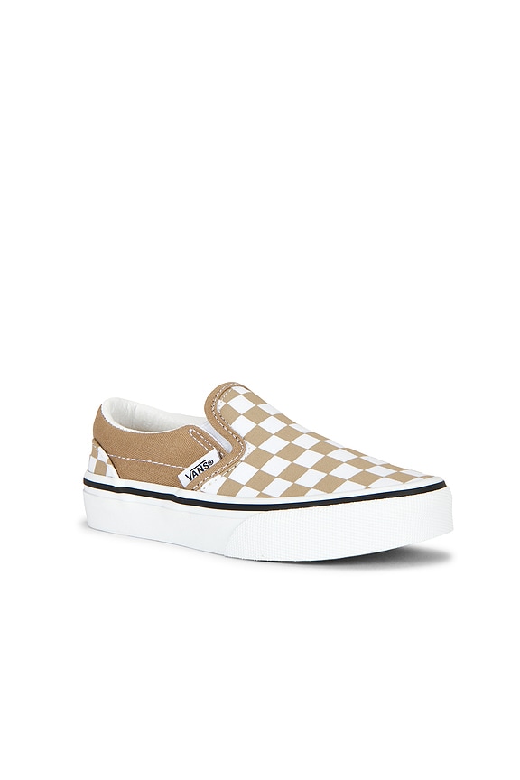 view 2 of 6 Kids Classic Slip-on Sneaker in Checkerboard Incense
