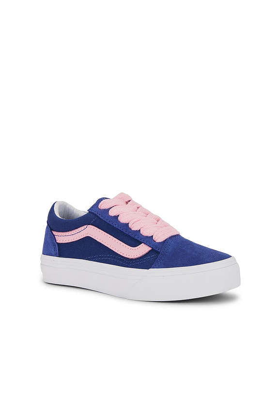 view 2 of 6 NIÑOS OLD SKOOL in Pop Blue & Pink
