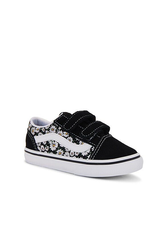 view 2 of 6 Toddler Old Skool V in Daisies Black & White