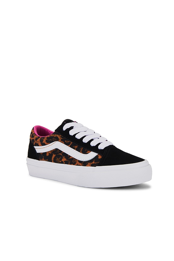 view 2 of 6 Kids Old Skool in Leopard Pop Black & Multi