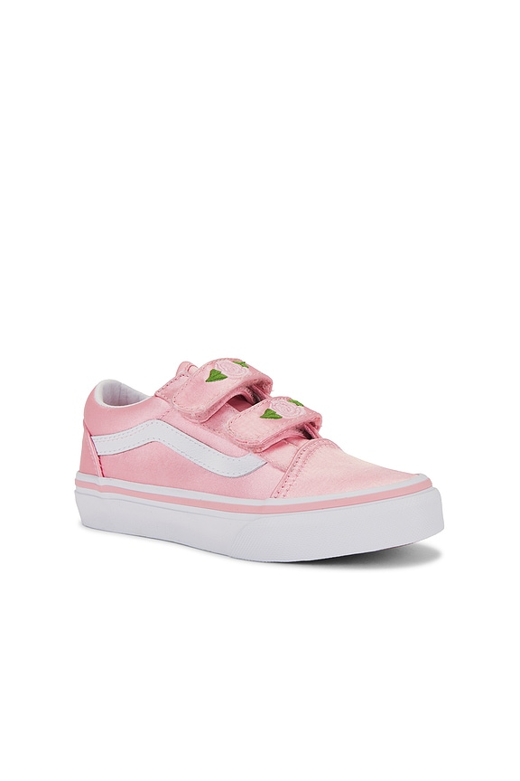 view 2 of 6 OLD SKOOL V 어린이 in Satin Rose Pink & True White