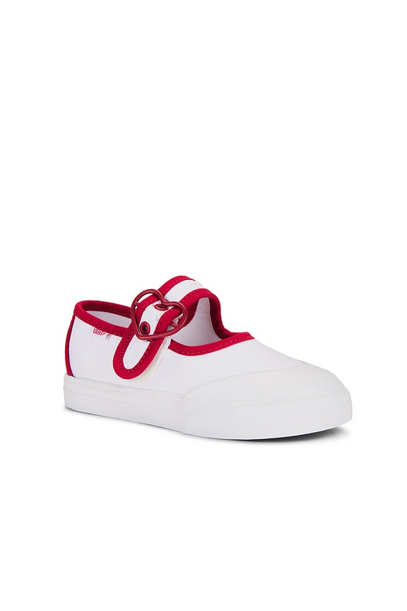 view 2 of 6 Toddler Mary Jane in White & Red