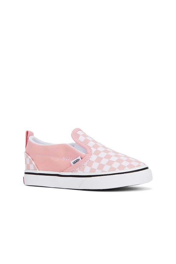 view 2 of 6 SNEAKERS SLIP ON in Powder Pink & True White