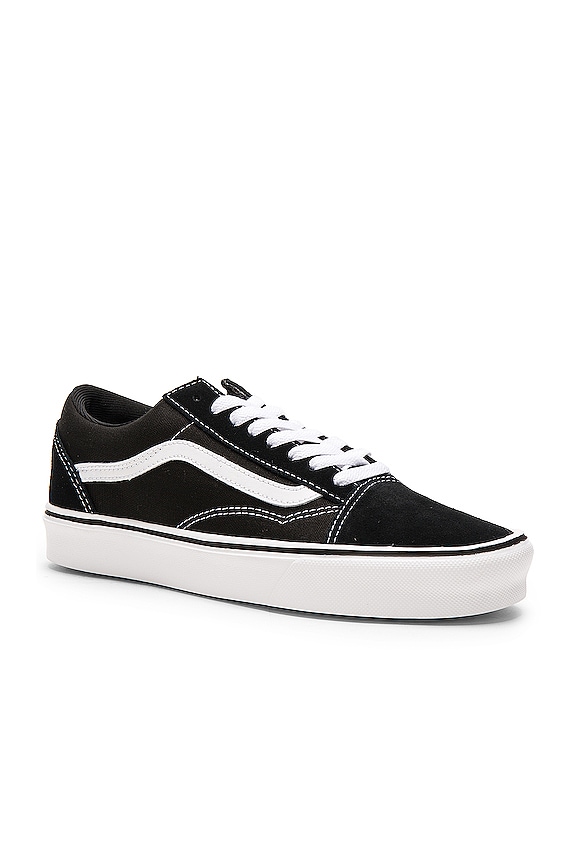 view 2 of 6 Comfy Cush Old Skool in Black & White