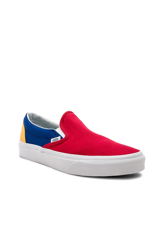 view 2 of 6 Yacht Club Classic Slip-On in Red & Blue & Yellow