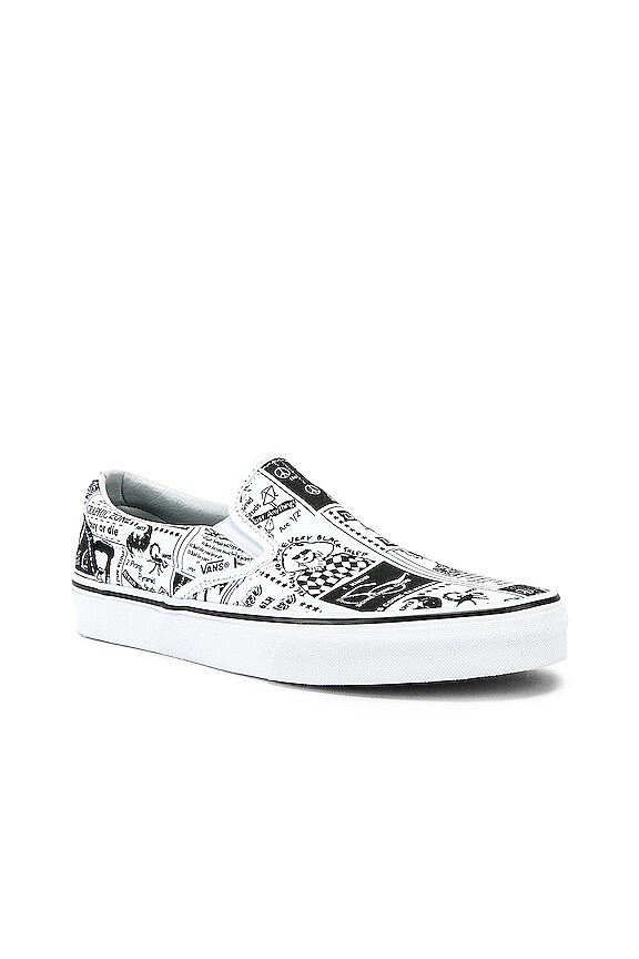 view 2 of 6 ZAPATILLA DEPORTIVA CLASSIC SLIP-ON in Newspaper & True White