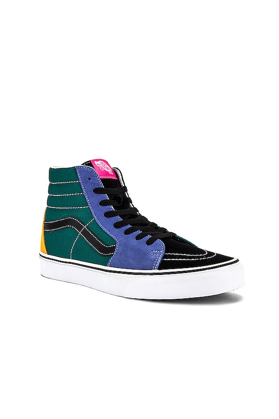 view 2 of 6 SK8 -HI 하이탑 스니커즈 in Cadmium Yellow & Tidepool