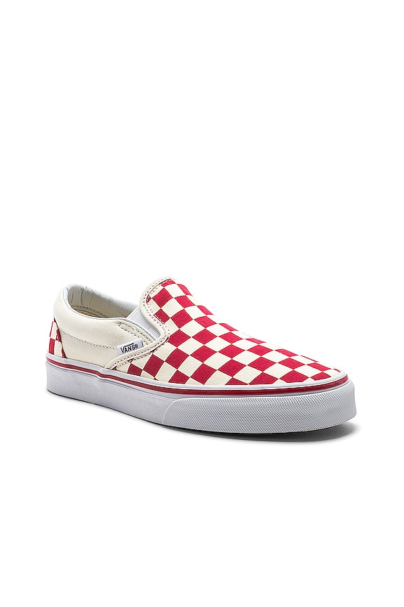 view 2 of 6 Slip-On in Racing Red & White