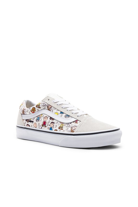 view 2 of 6 Peanuts Old Skool Sneaker in Multi & True White