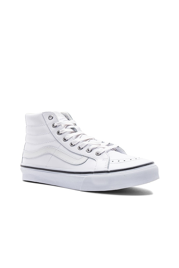 view 2 of 6 ZAPATILLAS DE DEPORTE DELGADAS CON BRILLO SK8-HI in True White