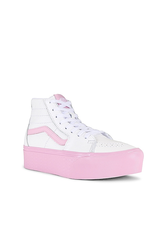 view 2 of 6 Barbie Ua Sk8-Hi Tapered Stackform in Barbie True White Pink