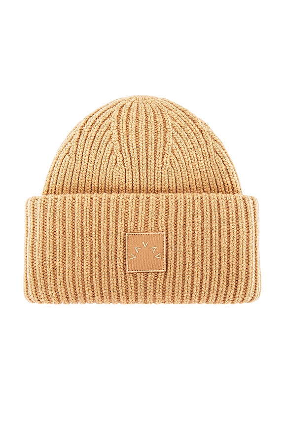view 2 of 3 Cresta Rib Beanie in Sand