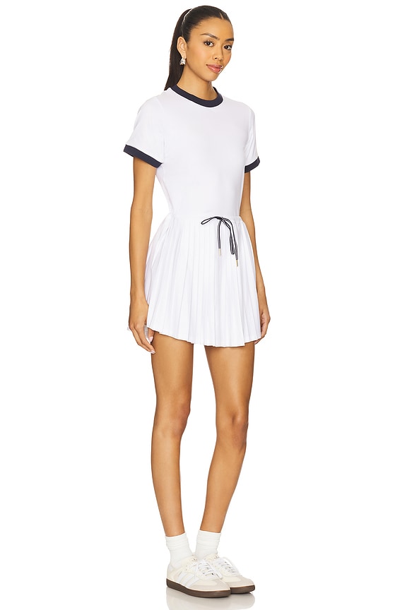 view 2 of 3 VESTIDO TRENT in White & Blue Nights