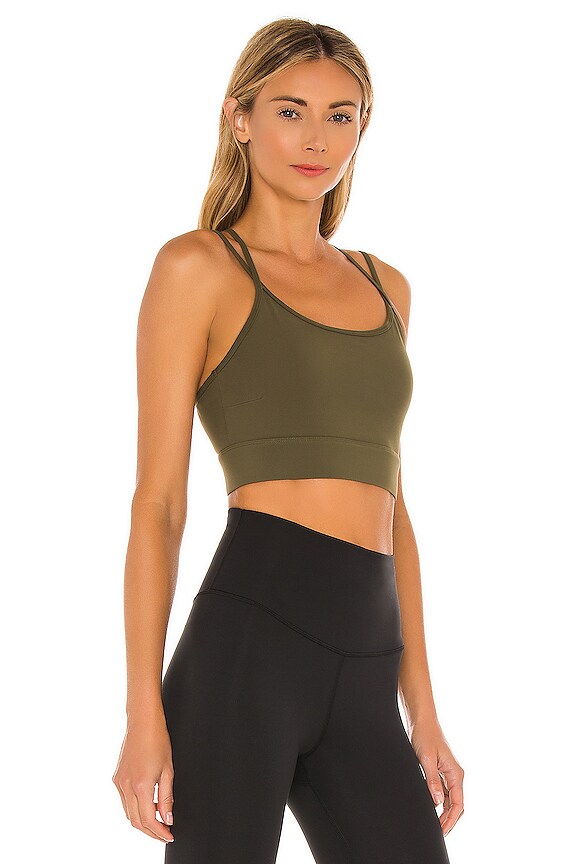 view 2 of 4 Frances Sports Bra in Olive Night