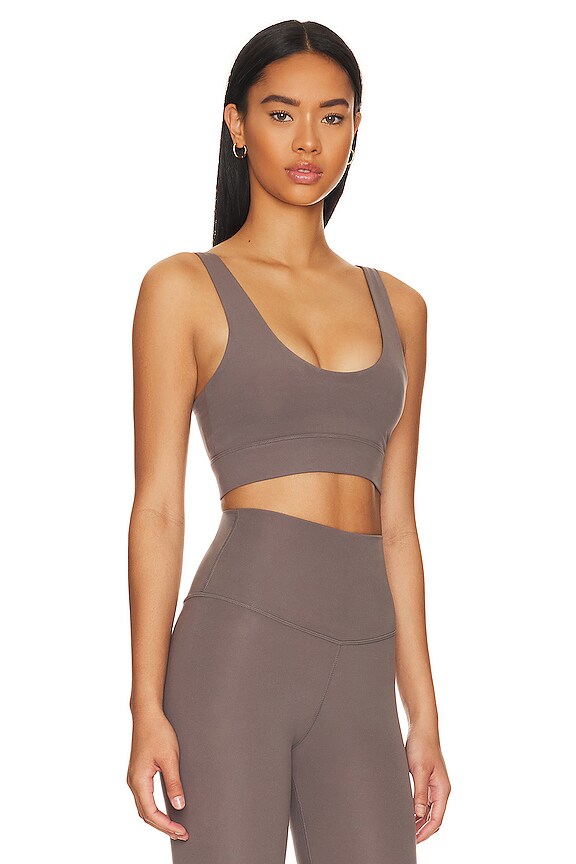 view 2 of 4 ALWAYS EDWARDS 스포츠 브라 in Deep Charcoal