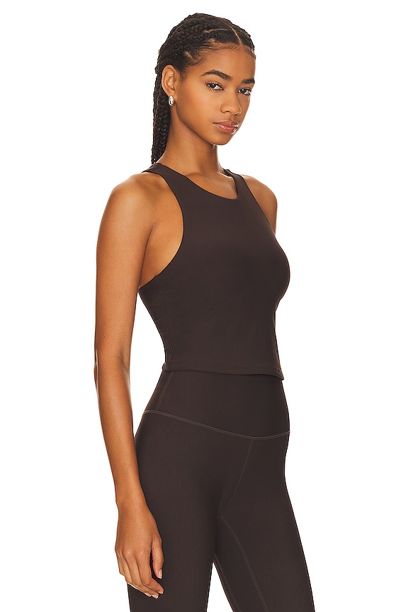 view 2 of 4 Let's Move Rib Kempton Bra in Chocolate Torte