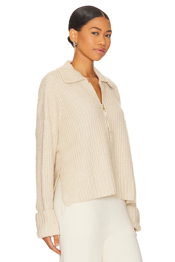 view 2 of 4 Elia Half Zip Knit Pullover in Birch
