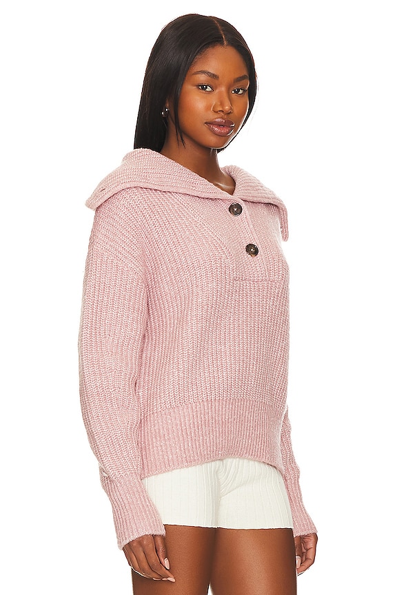 view 2 of 4 Peverel Button Sweater in Woodrose