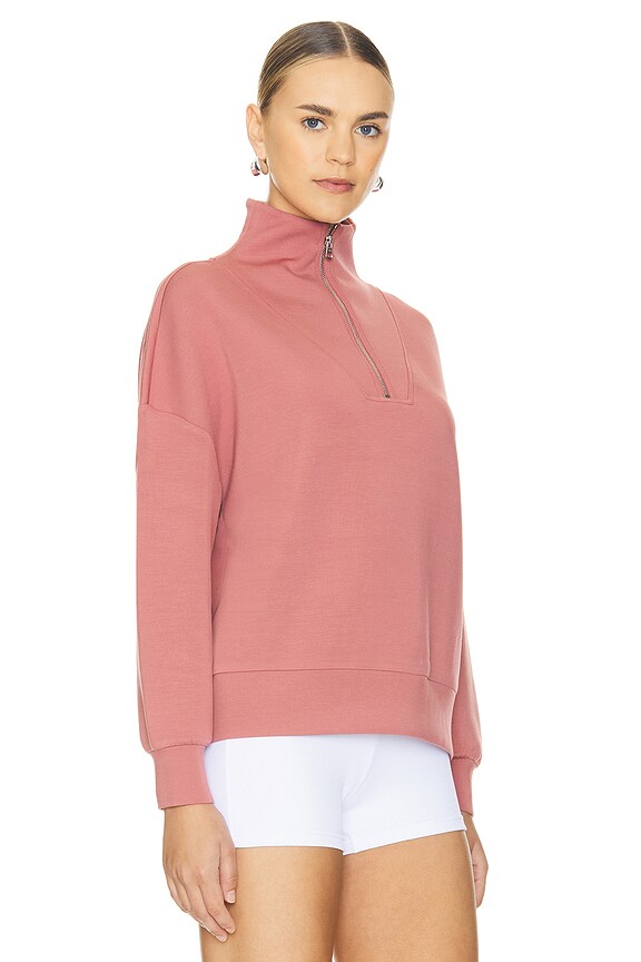 view 2 of 4 SWEAT À COURTE GLISSIÈRE HAWLEY in Wither Red