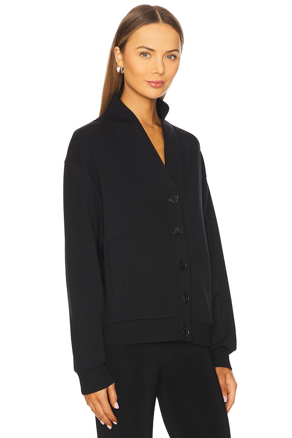 view 2 of 4 Celeste Button Through Cardigan in Black