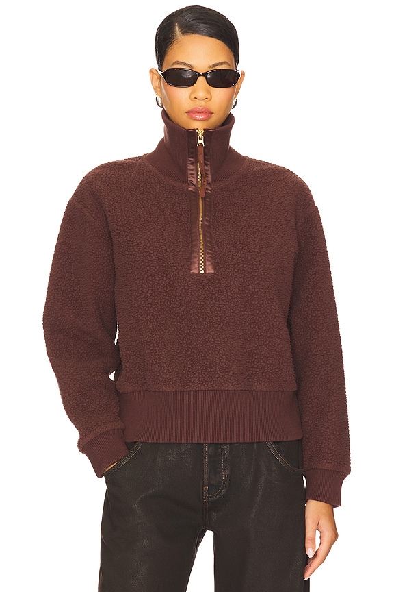 view 2 of 5 ROSELLE 플리스 in Deep Mahogany