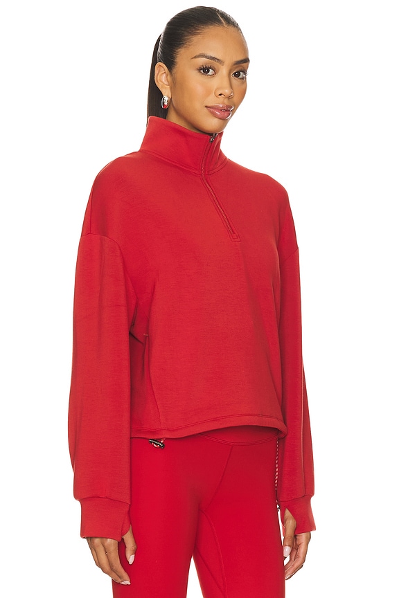 view 2 of 4 Sian Cropped Half Zip Midlayer in Lava Falls