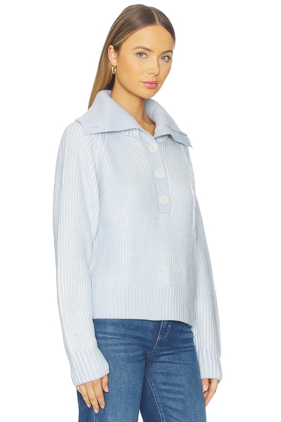 view 2 of 4 Filey Plated Sweater in Mist Blue