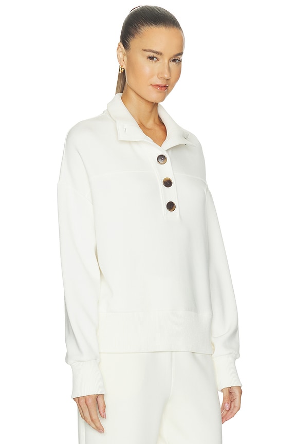 view 2 of 4 Bronya Button Placket Sweater in Pristine