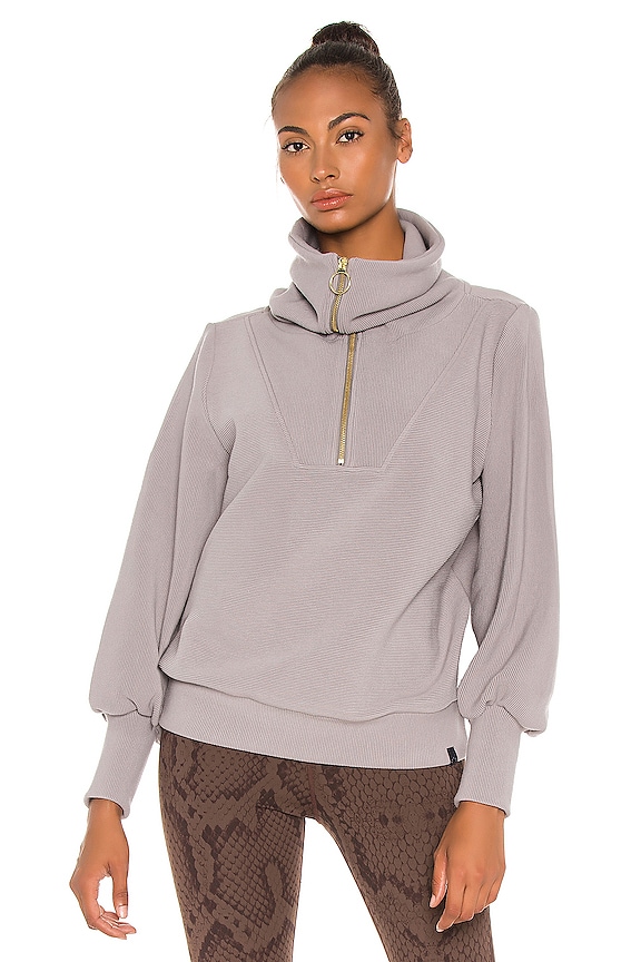 view 2 of 6 Vine Half Zip Sweater in Grey Flannel