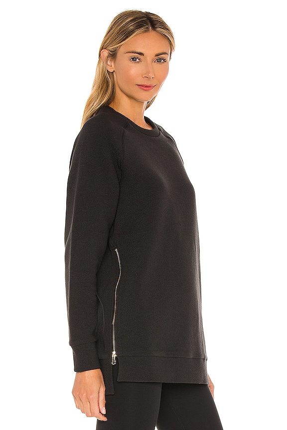 view 2 of 4 Manning Sweatshirt in Black Rib