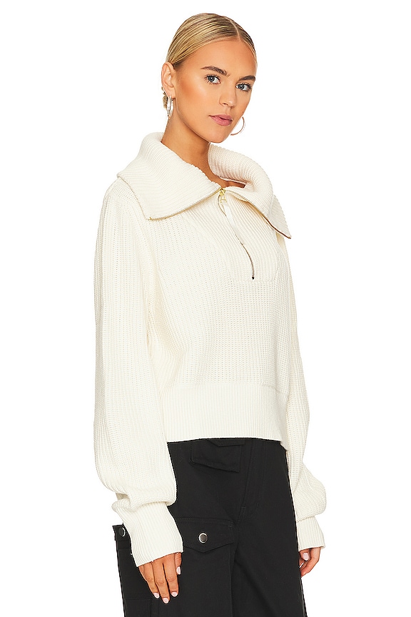 view 2 of 4 Mentone Half Zip in Egret