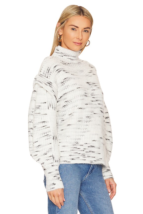 view 2 of 4 PULL BELGRAVE KNIT in Egret & Charcoal